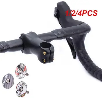 1/2/4PCS Kerékpár szár headset felső alumíniumötvözet villacső fej rész felső fedél kerékpáros tartozék