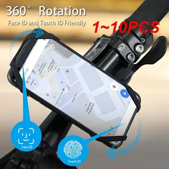 1 ~ 10DB motorkerékpár telefontartó Erős állítható univerzális tartós Biztonságos 360 fokos elforgatás Egyszerű telepítés Telefontartó