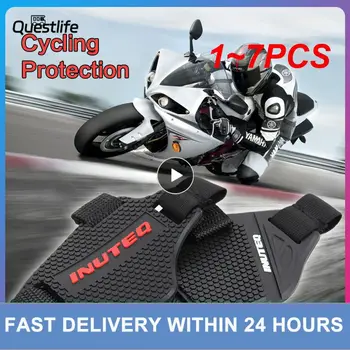 1 ~ 7PCS motorkerékpár védőbetét Motocross csizma Cipővédő felszerelés lovagláshoz Gumi kar Versenyfék takaró cipők