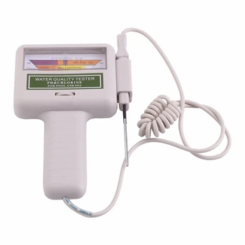 2X víz PH klór tesztelő Úszómedence minősége Spa szint mérő elemzés Mérés Monitor detektor ellenőrző tesztkészlet