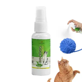 50ml Cat Catnip spray természetes egészséges biztonságos hosszú távú hatású kaparópárna induktor CatMint macska kisállat oktató játék