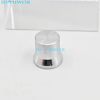  (5db / tétel) LXN15x15 Mini alumíniumötvözet gombok kupak 15x15mm Rögzítés 6mm fehér Forgó potenciométer kódoló kapcsolóhoz