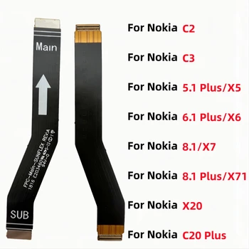  alaplap csatlakozó Flexibilis kábel alaplap javítási alkatrészek cseréje Nokia C2 C3 5.1 6.1 X5 X6 8.1 X7 X71 X20 C20 Plus