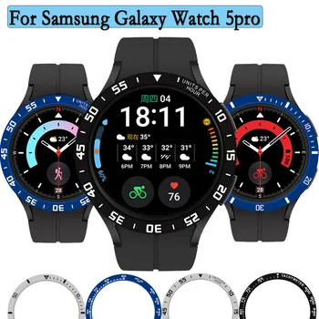alumíniumötvözet formázó keret Samsung Galaxy Watch 5pro 45mm intelligens óra borítójához Sport ragasztótok Lökhárító gyűrű