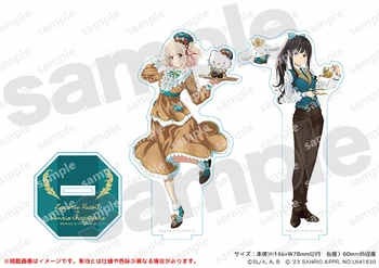 Anime Inoue Takina Lycoris Recoil Recoil Nishikigi Chisato akril állvány figura cosplay modell lemezgyűjtemény asztali dekorációs ajándékok