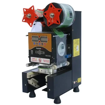 Automatikus kereskedelmi tömítő Bubble Tea Sealing Machine boba tömítő gép csésze tömítő gép