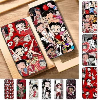B-Betty-Cute-Boop Phone Case Huawei Y9 6 7 5 Prime Enjoy 7s 7 8 plus 7a 9e 9plus 8E Lite Psmart Shell