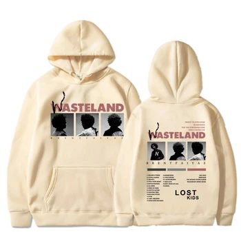 Brent Faiyaz It's A Wasteland Tour 2023 Kapucnis pulóver The Weeknd pulóver Férfi női hip hop streetwear polár Keep Warm pulóver