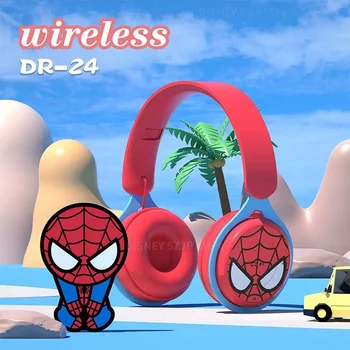 Disney Marvel vezeték nélküli Bluetooth fejhallgató Y08 HIFI térhatású hangzás Összecsukható laptop fejhallgatók mikrofonnal gyerekeknek Anime rajzfilm