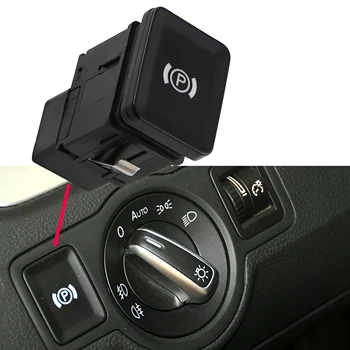 Elektronikus kézifékfék rögzítőkapcsoló gomb VW Passat R36-hoz 2005 - 2011 CC 2008-2011 3C0927225C 3C0927225B