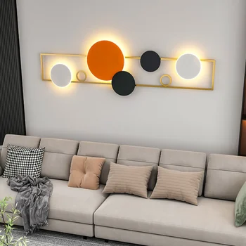 Fali lámpa Nappali Új kreatív személyiség hálószoba éjjeli lámpa Egyszerű modern kanapé TV háttér fali lámpa dugóval