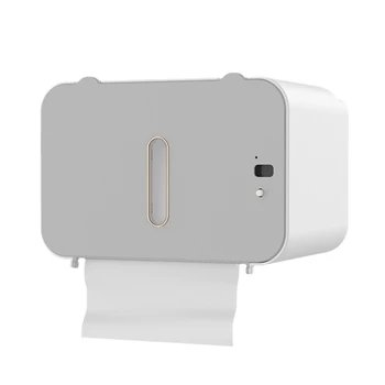 Induktív WC-papírtartó Automatikus papíradagoló WC-papírtartó Falra szerelhető WC-papírtartó Fürdőszoba tartós