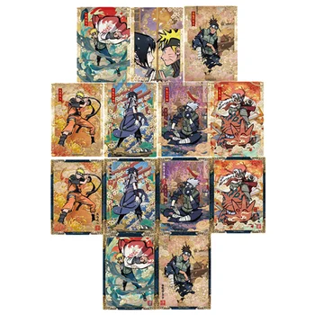 Kayou Anime Naruto XR CardS Special N verzió Uzumaki Hatake Kakashi Tsunade Uchiha Sasuk Hyuga Hinata figura gyűjtemény kártyák