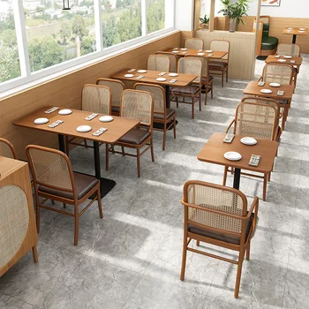 Kereskedelmi bútorok Gyorsétterem Kávézó Shop Bőr kanapé fülke Étkező ülések Modern éttermi szék és asztalok eladó