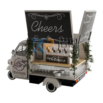 Mobil gyorsétterem teherautó motorkerékpár kávé Street food hotdog kocsi tuk tuk bár elektromos élelmiszer tricikli teljes konyhával