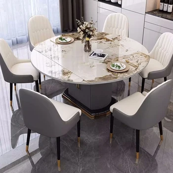 Modern smink étkezőasztal összecsukható nappali konyha központ étkezőasztalok mobil luxus müebles para el hogar bútorok