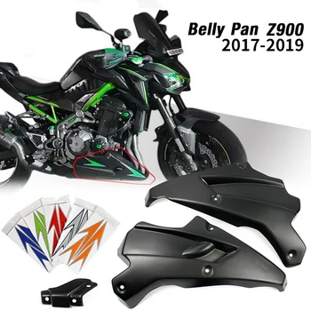 Motorkerékpár Bellypan Belly Pan motor spoiler Alsó panel burkolat burkolat Kawasaki Z900 ZR900 2017-2019