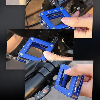 MTB eszköz Hasznos hordozható belső hatlapfejű csavarhúzó többfunkciós 8 az 1-ben kerékpárjavító eszköz Kültéri lovas felszerelés