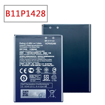  nagy kapacitású B11P1428 telefon akkumulátor ASUS ZenFone ZB450KL ZB452KG 2000mAh Batteria + követési számhoz