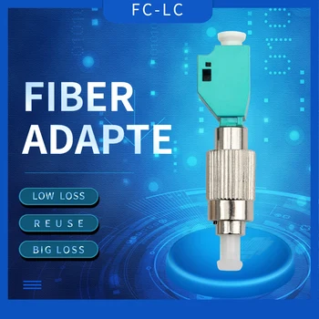 Optikai csatlakozó FC apa-LC anya OM3 -50/125 Fiber Adapter Multimódusú