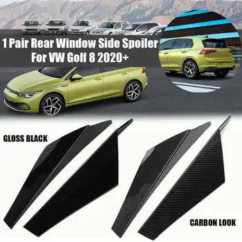 Pair hátsó ablak oldalsó spoiler fedőszalag dekorációs díszítés VW Golf 8 2020+ autóhoz Külső farokszárny burkolat burkolat Ajakspoilerek és szárnyak