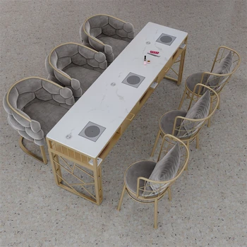 Smink esztétikus manikűr asztal körömasztal professzionális manikűr asztal nők szépség egyszerű Schmincktisch szalon felszerelés YN50MT