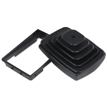 Továbbfejlesztett váltókar és rögzítőkeret gyűrű a Jeep Wrangler TJ Black Black Color Direct Replacement számára Magasabb minőségű alkatrészek