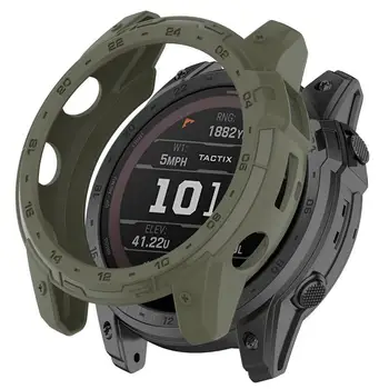 TPU védőtok GarminEnduro2/Tactix7 Smart Watch Shell fedél képernyővédő fólia porálló tartozékhoz