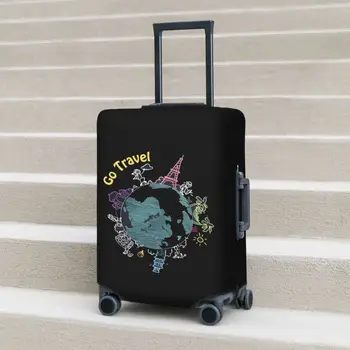 Utazás Graffiti Bőrönd borító Nyaralás Divat Szórakozás Poggyász kiegészítők Utazási védelem Karácsonyi ajándék