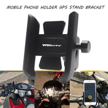 YAMAHA TRICITY 300/125 2014-2021 2020 2019 motorkerékpár CNC alumíniumötvözet hátsó tükör Mobiltelefon konzol GPS állványtartó