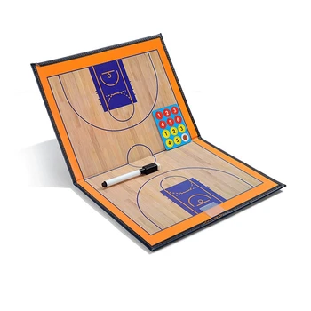 Összecsukható mágneses taktikai tábla Kosárlabda játék taktika Vágólap Foci edző Edző stratégiai tábla