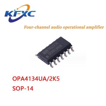 Új eredeti OPA4134UA/2K5 Silkscreen OPA4134UA csomag SOP14 audio teljesítményerősítő