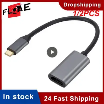1 / 2PC C típusú HDMI-kompatibilis kábel 4K USB C típusú TV kijelző adapter átalakító MacBook Chromebook S8 S9