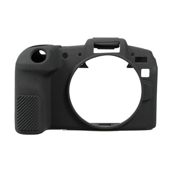 1 darabos kamera védőtok szilikon tok testfedél védő keret Fekete kamera tartozékok Canon EOS R8 fényképezőgéphez