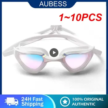 1 ~ 10PCS Medence szemüvegek Vízi sport vízálló úszószemüvegek Ködgátló nagy rugalmasságú úszószemüveg Férfi női úszófelszerelés