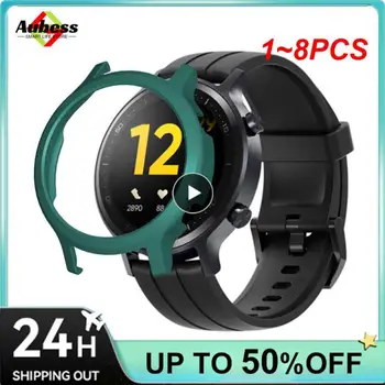 1 ~ 8PCS védőtokRealme Watch S szíjhoz Intelligens óra fedél PC lökhárító műanyag védő csere Óra héj kemény keret