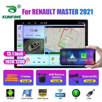 13,1 hüvelykes autórádió RENAULT MASTER 2021 autós DVD-hez GPS navigáció sztereó Carplay 2 Din központi multimédia Android Auto