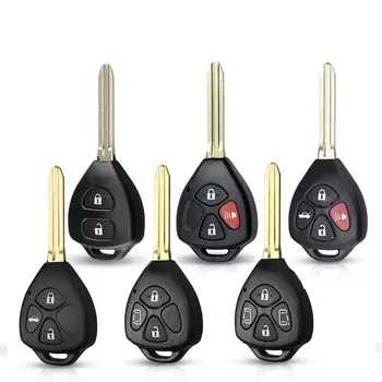 2/3/4 Button Car Key Shell TOY43 Blade ABS Remote Car Key Case Toyota Corolla/Camry/Reiz/RAV4//Crown/Avalon/Venza/Matrix