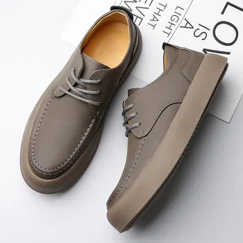 2023 tavasz Új bőr gördeszka cipők férfi designer márka alacsony cipők divat alkalmi férfi cipők férfi üzleti puha talpú cipők
