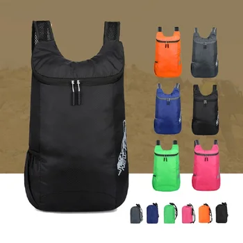 20L Könnyű kerékpáros bapack vízálló kültéri táska Összecsukható túra hegymászó hátizsák utazási tároló nappali táska MTB tartozék