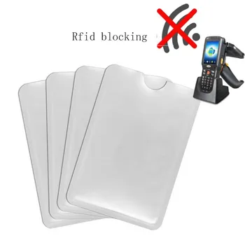 20Pcs Unisex alumínium fólia RFID bankkártya tok Anti-demagnetizáló kártyatartó Védő védő táska NFC lopásgátló kártyatartó