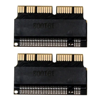 2X NGFF M.2 NVME SSD adapterkártya frissítéshez Air (2013-2016 év) és Mac PRO (2013-2015 év vége)