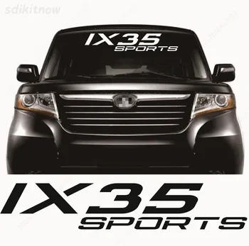 80x15cm Új autó szélvédő Vinil sport matrica fényvisszaverő matrica Stílus dekorációs kiegészítők Hyundai ix35 2022 2021 2020