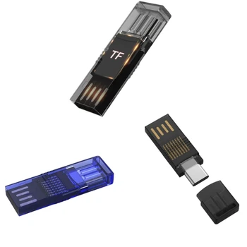 83XC USB Type C nagysebességű kártyaolvasó, USB 3.0 Micro Card Reader adapter TF-hez, , Micro Card OTG funkcióval