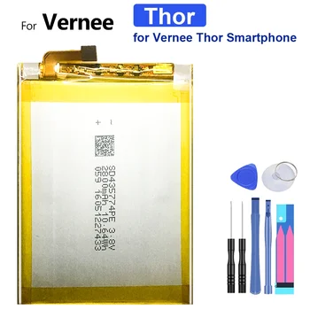  akkumulátor Vernee Thor okostelefonhoz, 2800mAh