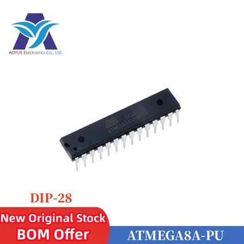 ATMEGA8A-PU Jelölés: ATMEGA8A-U ATMEGA8A U 16MHz MCU 8-bit AVR RISC 8KB Flash 3.3V/5V 28-PIN PDIP W cső Kínáljon alacsony árakat