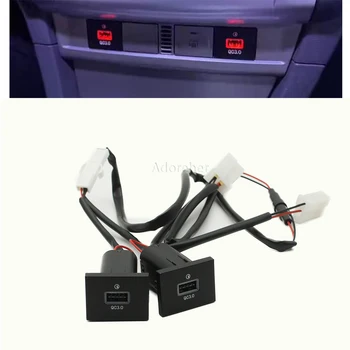 Autós töltő gyorstöltő szivargyújtó Dual QC3.0 USB interfész aljzat Gyors autós töltő Ford Focushoz