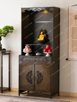 Buddha szentély Főoldal A gazdagság istene Imádati asztal Isten Bódhiszattva Buddha szekrény Szentély oltár füstölő asztal Modern stílus