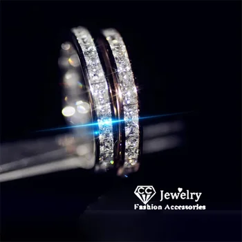 CC Vékony vékony gyűrűk nőknek Cubic cirkónium esküvői ékszerek Engagement Bijoux Femme divat kiegészítők csepp szállítás CC3107