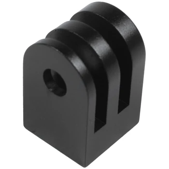  CNC alumíniumötvözet mini állványra szerelhető kültéri sportkamera alapadapter minden 1/4 hüvelykes csavaros monopod tartozékhoz